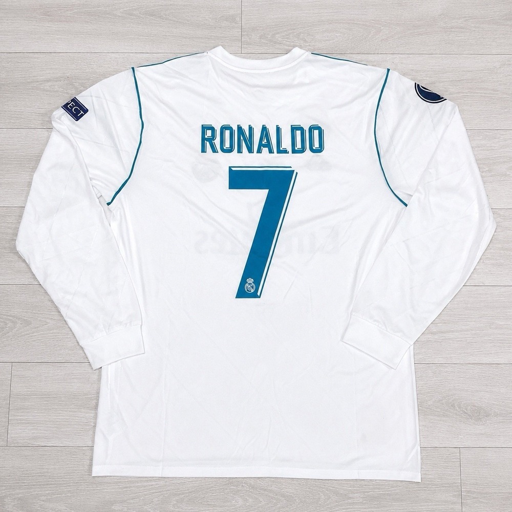 CRISTIANO RONALDO # 7 CHAMPIONS LEAGUE FINAL JERSEY REAL MADRID 2018 EXTRA LARGE